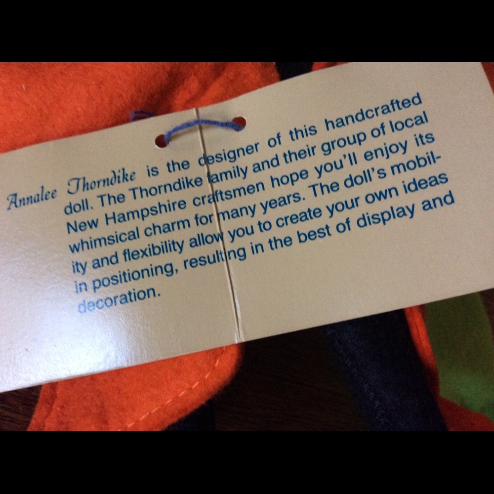 Annalee Mobilitee Strange Felt Doll. - Picture 10 of 10